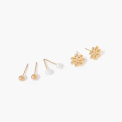 Cheap Balaboosté Set de 3 puces d'oreilles - acier inoxydable