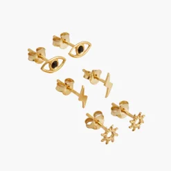 Cheap Balaboosté Set de 3 puces d'oreilles Argent Garanti