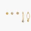 Shop Balaboosté Set de 6 puces d'oreilles Argent Garanti