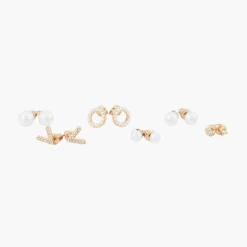 Shop Balaboosté Set de 6 puces d'oreilles perles et strass