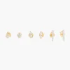 Cheap Balaboosté Set de boucles d'oreilles zirconium Argent Garanti